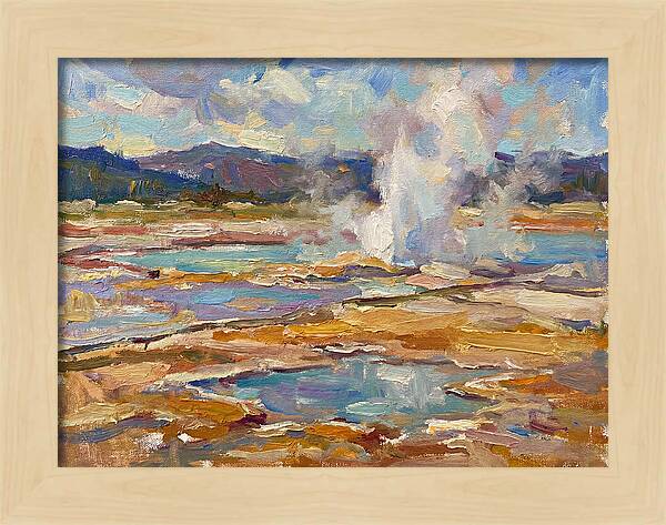 Geyser Landscape Serenity