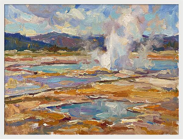 Geyser Landscape Serenity