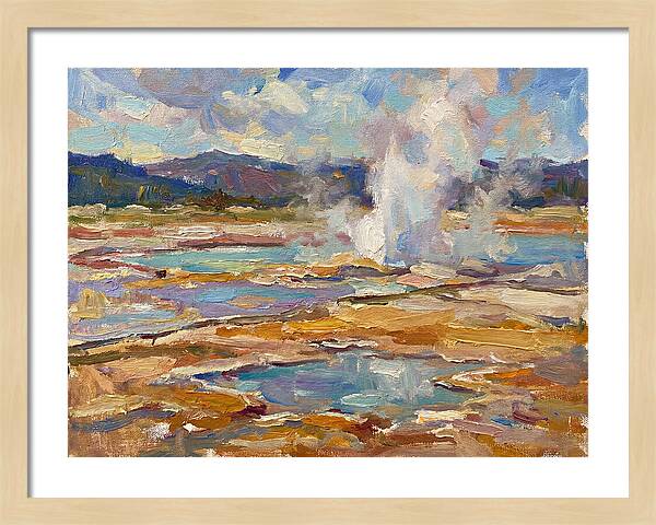 Geyser Landscape Serenity