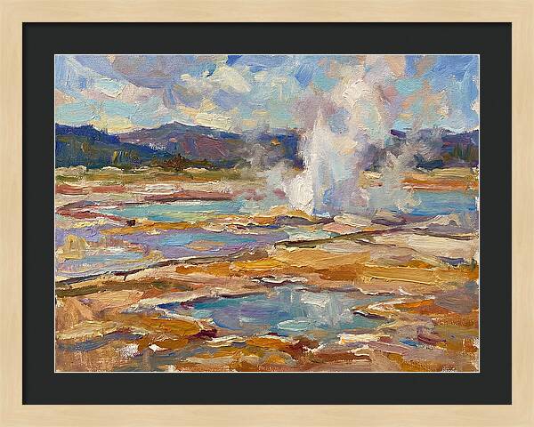 Geyser Landscape Serenity