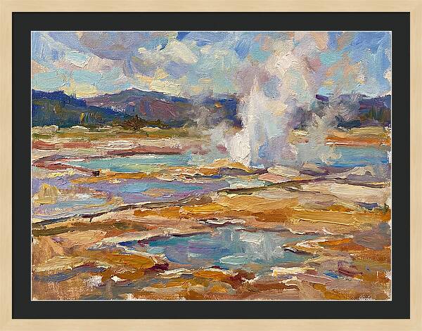 Geyser Landscape Serenity
