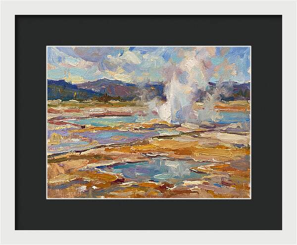 Geyser Landscape Serenity