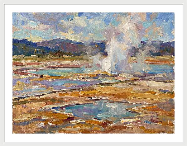 Geyser Landscape Serenity
