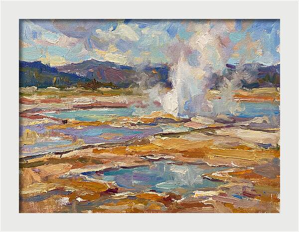 Geyser Landscape Serenity