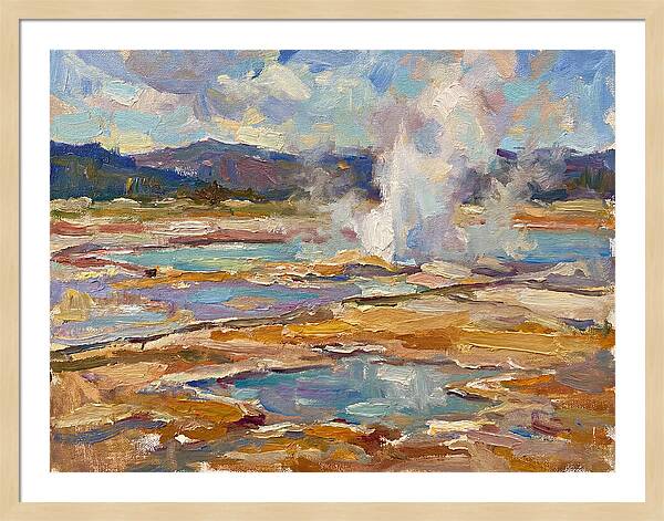 Geyser Landscape Serenity