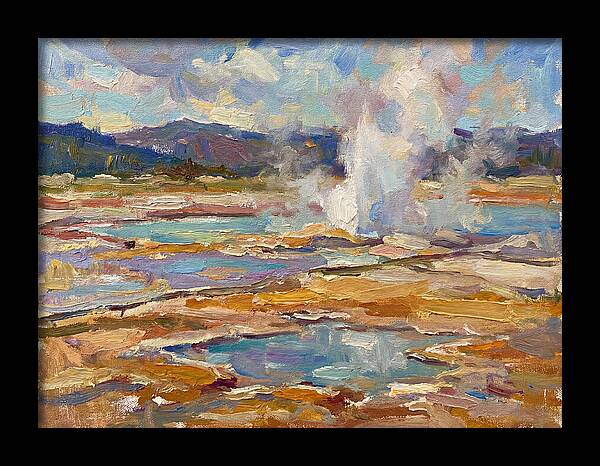 Geyser Landscape Serenity