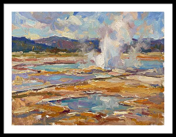 Geyser Landscape Serenity