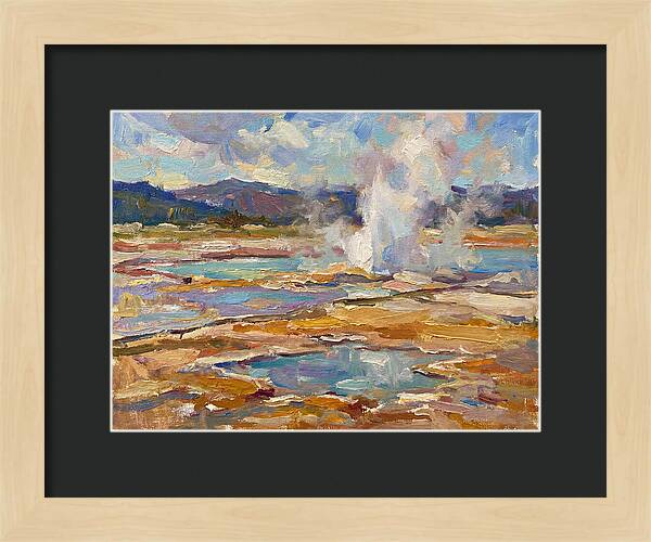 Geyser Landscape Serenity
