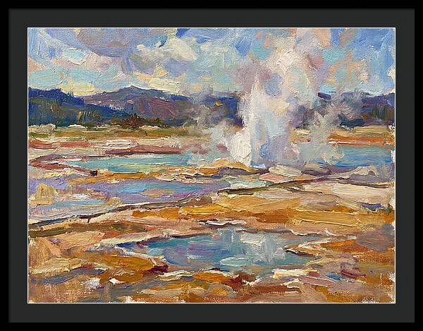 Geyser Landscape Serenity