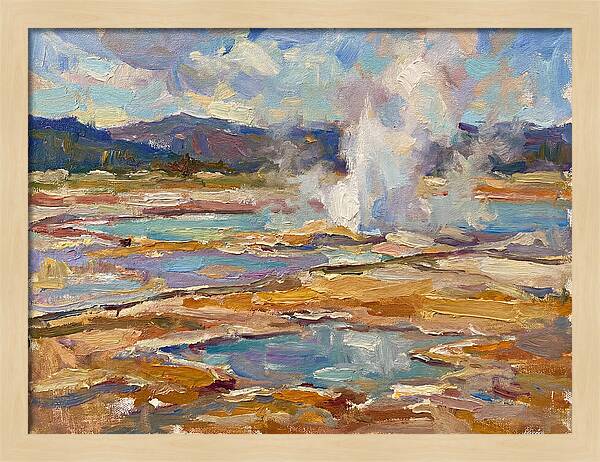 Geyser Landscape Serenity