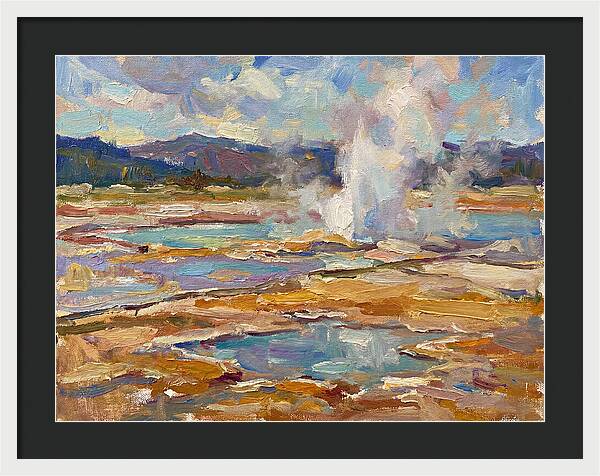 Geyser Landscape Serenity