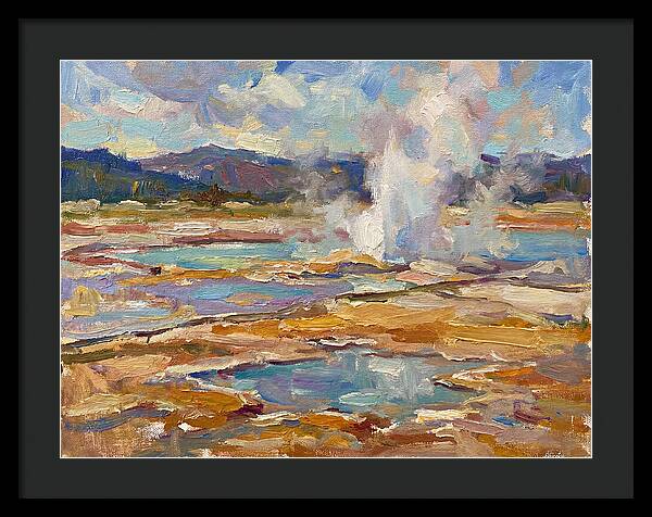 Geyser Landscape Serenity
