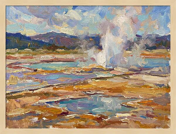 Geyser Landscape Serenity