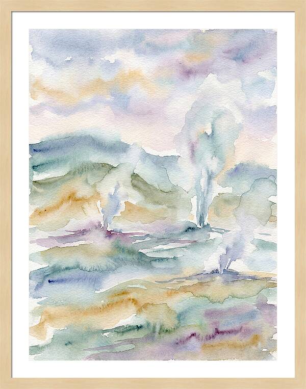 Geyser Serenity In Nature
