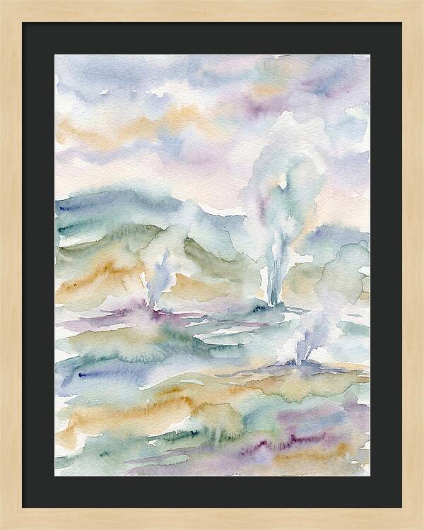 Geyser Serenity In Nature