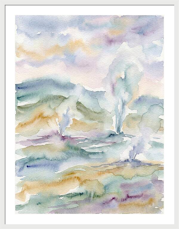 Geyser Serenity In Nature