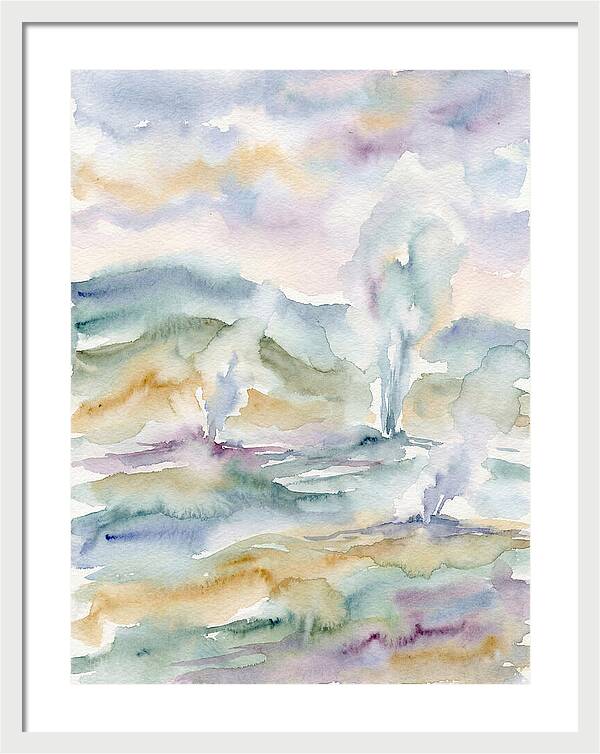 Geyser Serenity In Nature