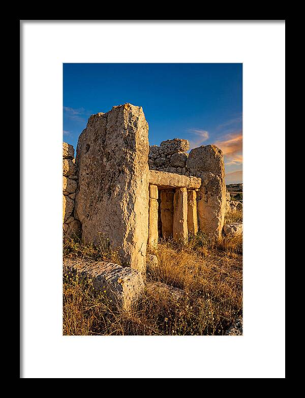 Ggantija Temples At Golden Hour