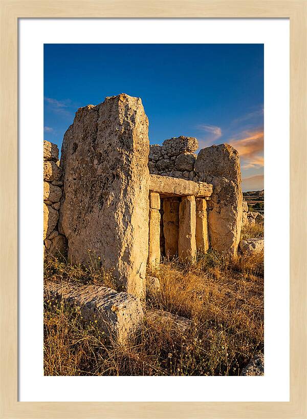 Ggantija Temples At Golden Hour