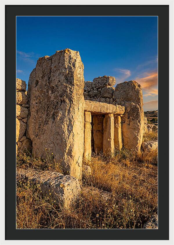 Ggantija Temples At Golden Hour