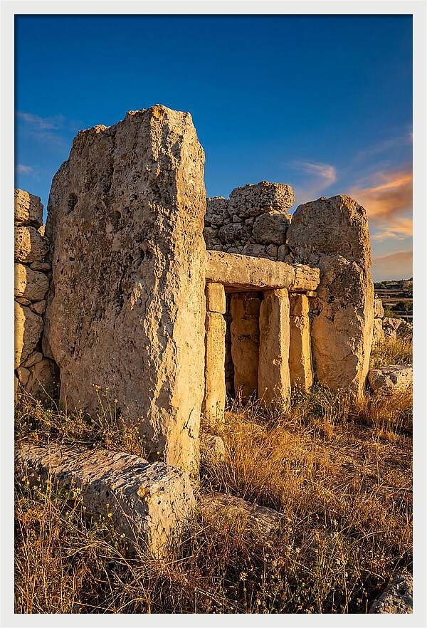 Ggantija Temples At Golden Hour