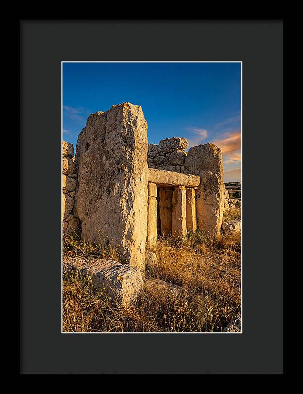 Ggantija Temples At Golden Hour