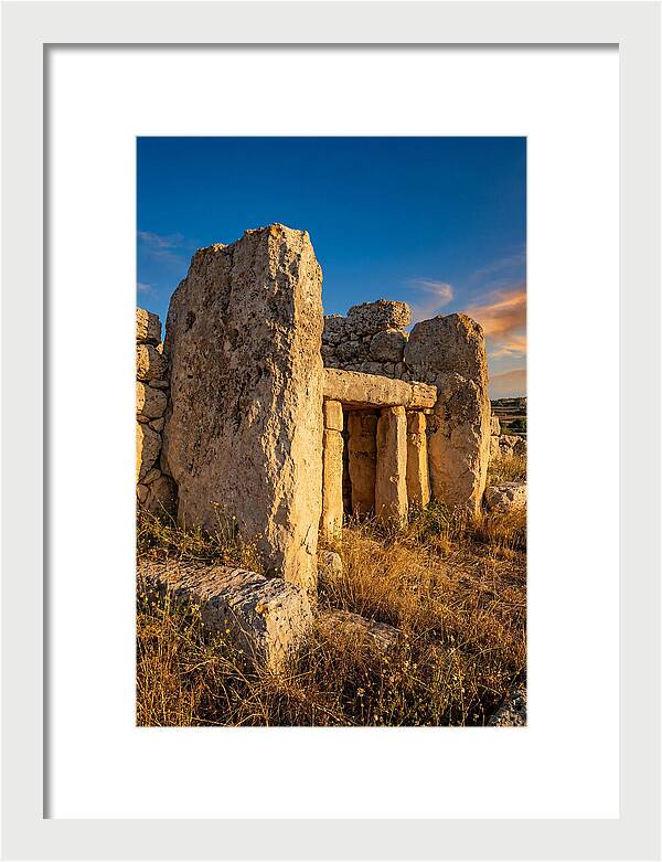 Ggantija Temples At Golden Hour
