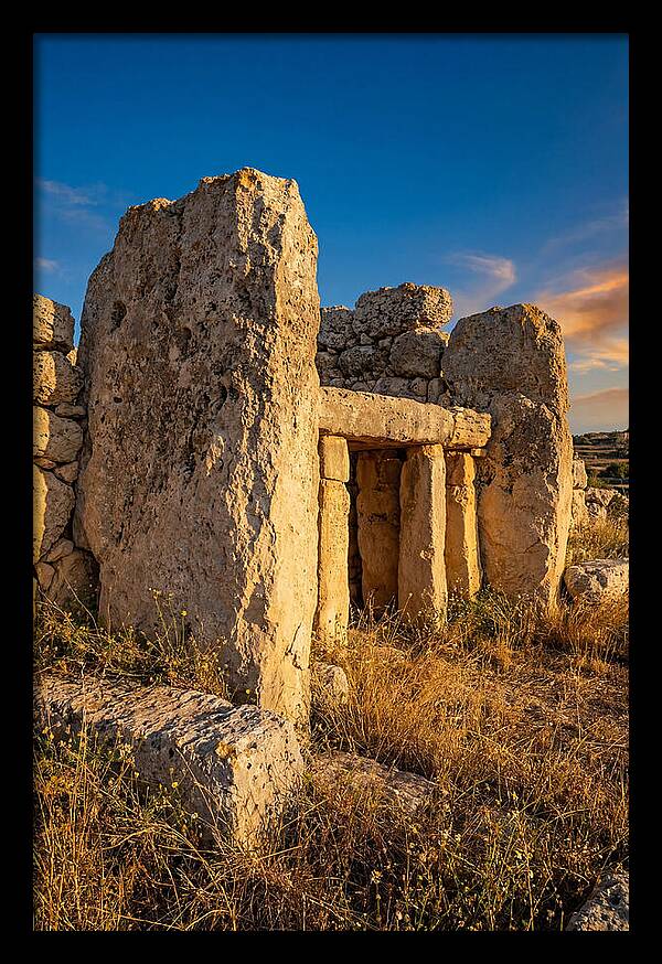 Ggantija Temples At Golden Hour