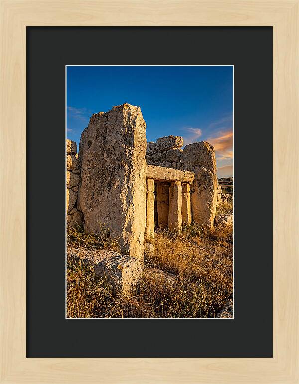Ggantija Temples At Golden Hour