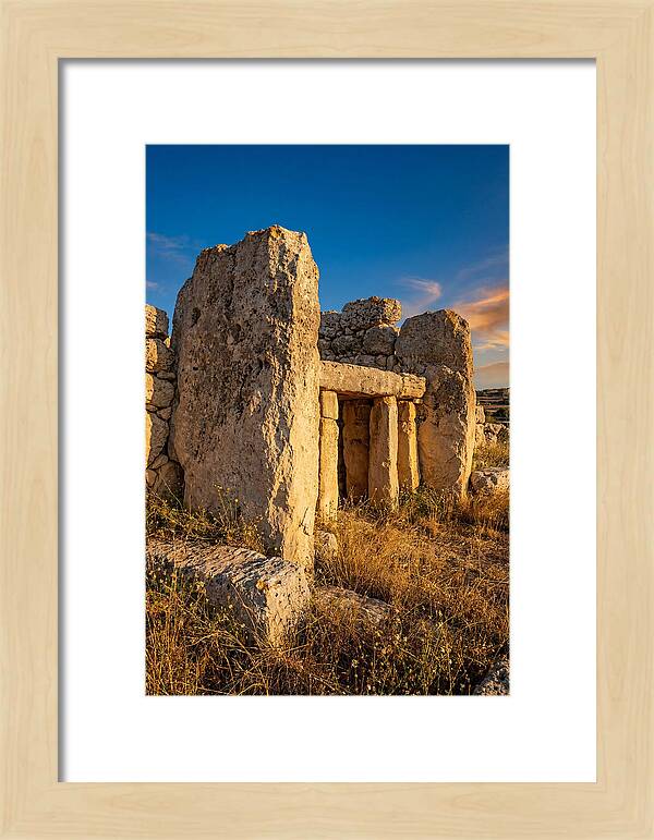 Ggantija Temples At Golden Hour