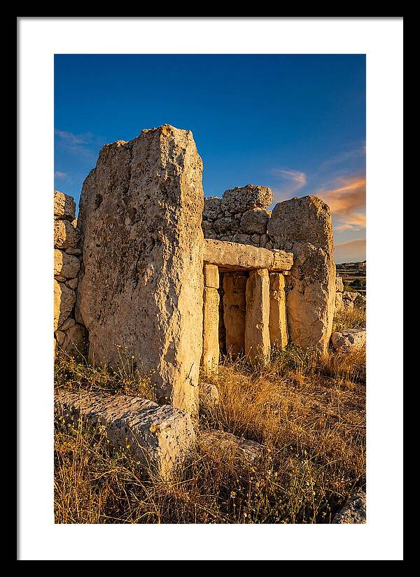 Ggantija Temples At Golden Hour