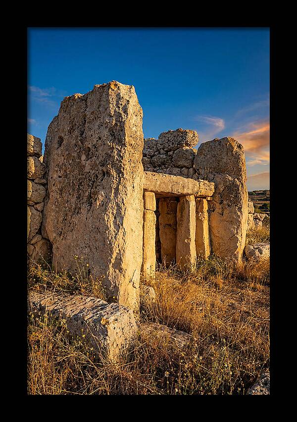Ggantija Temples At Golden Hour