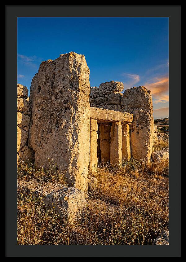 Ggantija Temples At Golden Hour