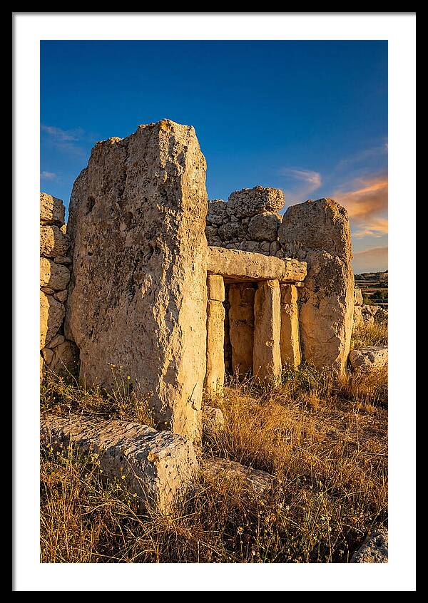 Ggantija Temples At Golden Hour