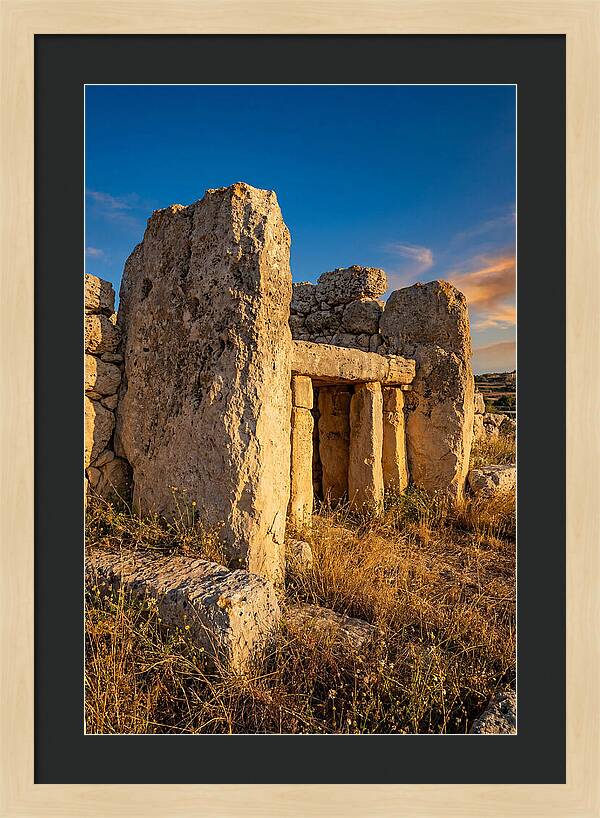 Ggantija Temples At Golden Hour