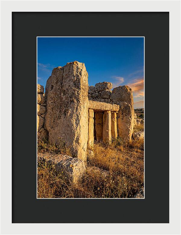 Ggantija Temples At Golden Hour