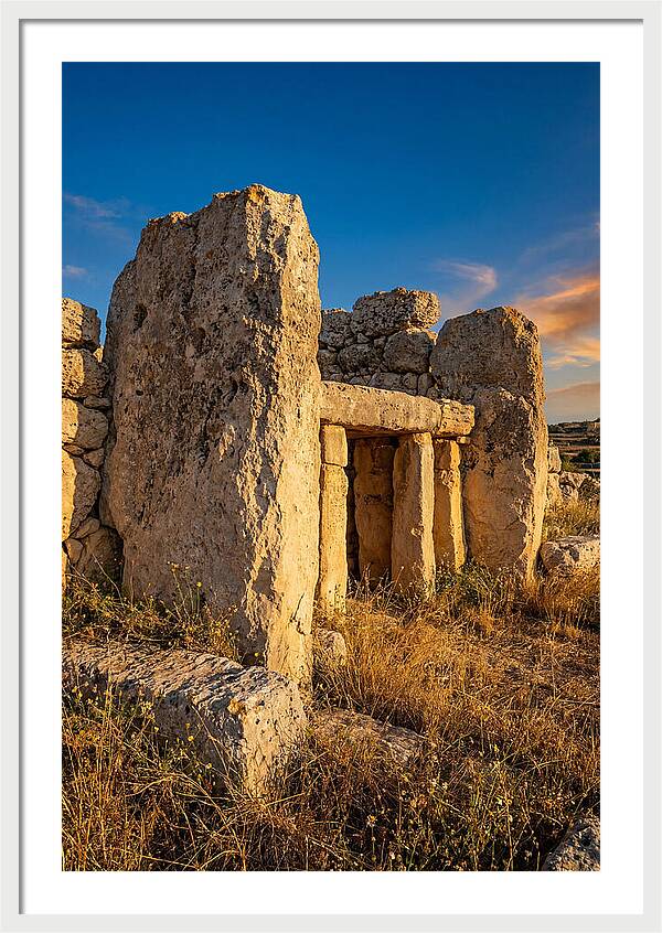 Ggantija Temples At Golden Hour
