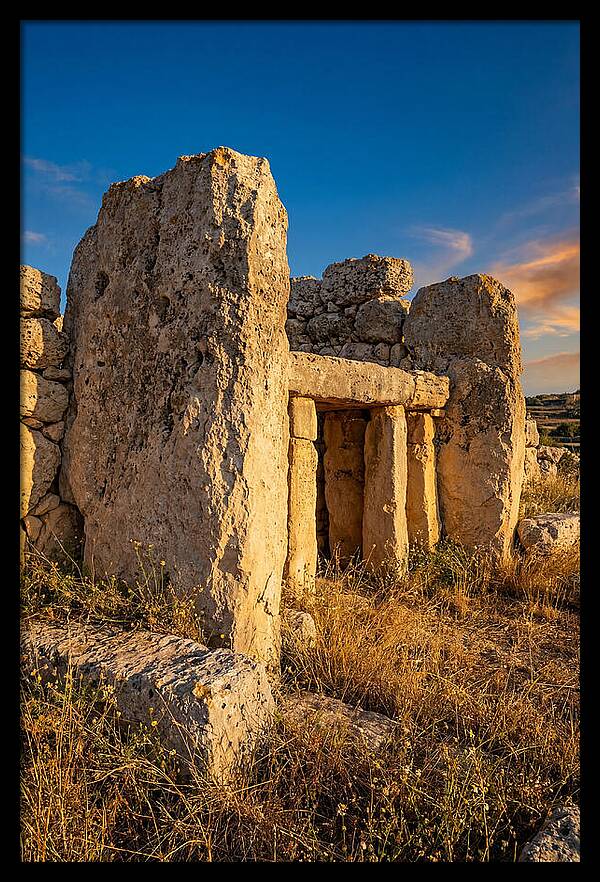 Ggantija Temples At Golden Hour