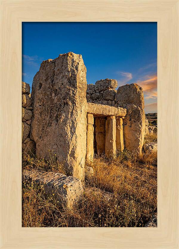 Ggantija Temples At Golden Hour