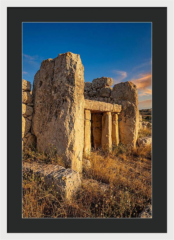 Ggantija Temples At Golden Hour