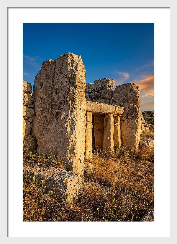 Ggantija Temples At Golden Hour