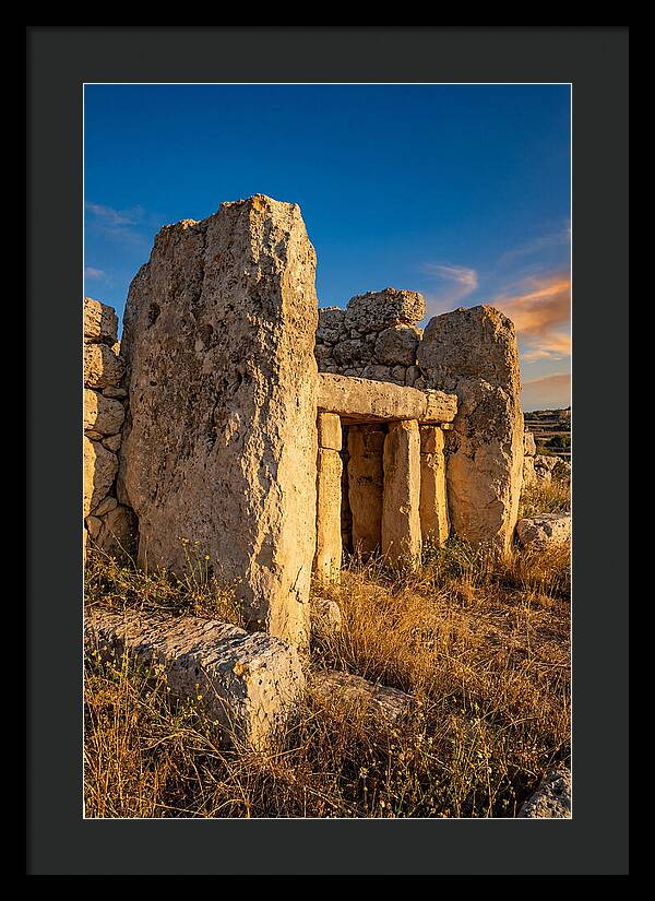 Ggantija Temples At Golden Hour