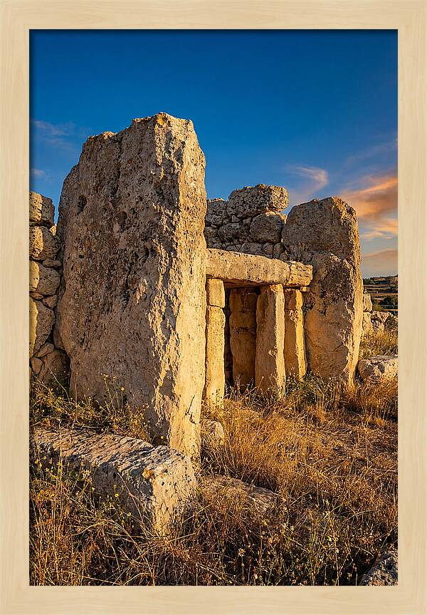 Ggantija Temples At Golden Hour