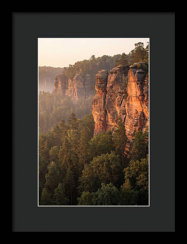 Giant City Bluffs At Dawn