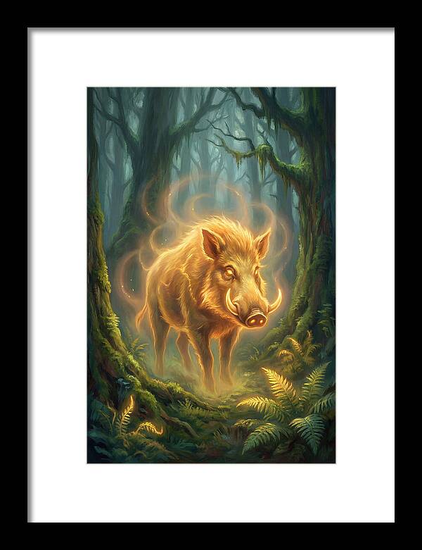 Giant Forest Hog Illuminated