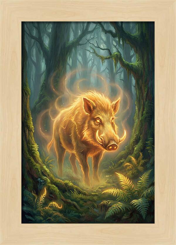 Giant Forest Hog Illuminated