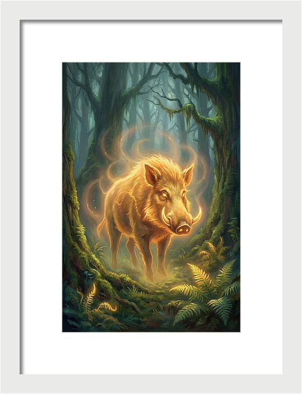 Giant Forest Hog Illuminated