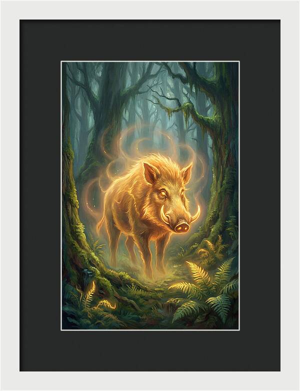 Giant Forest Hog Illuminated