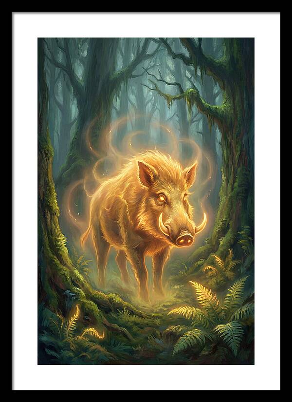 Giant Forest Hog Illuminated