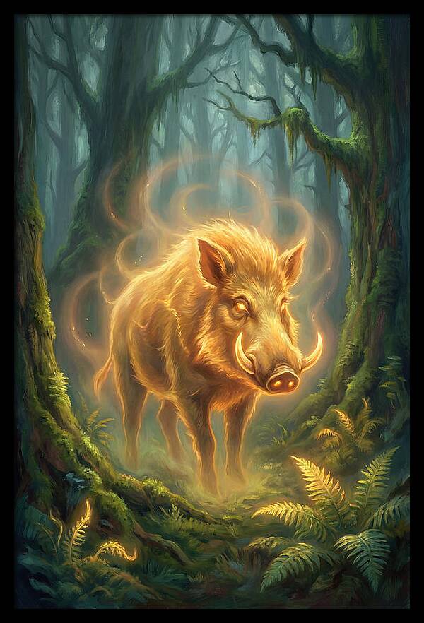 Giant Forest Hog Illuminated